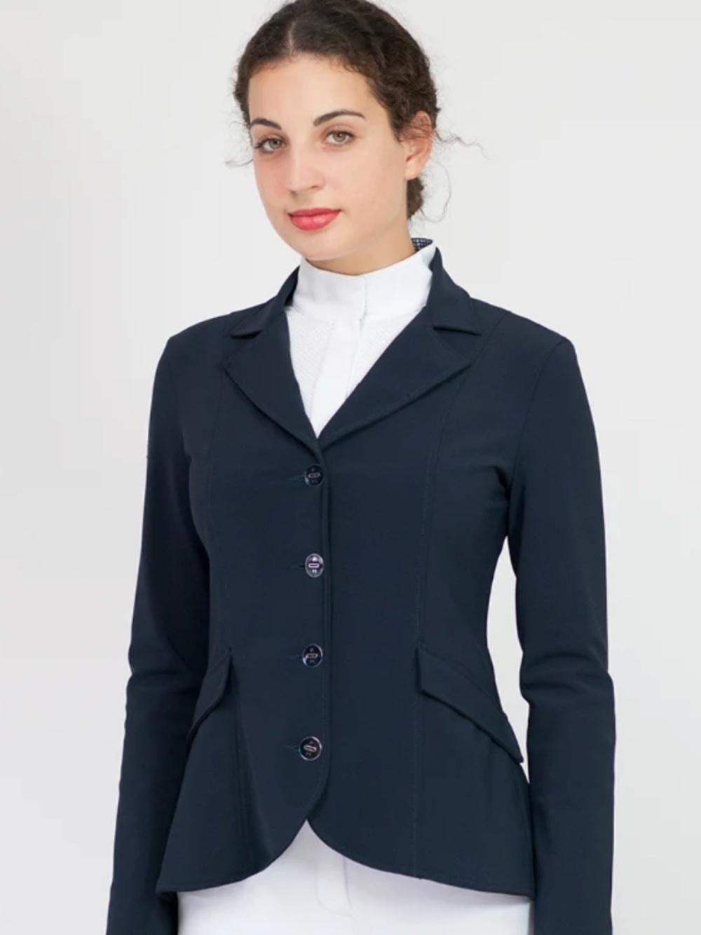 NWT For Horses Yakie Hunter Jumper Eq Riding Coat Jacket in Navy size Small - Picture 9 of 10